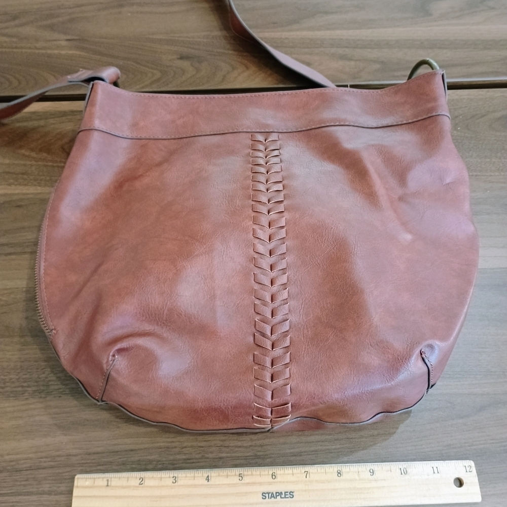 Elegant Brown Leather Women's Bag